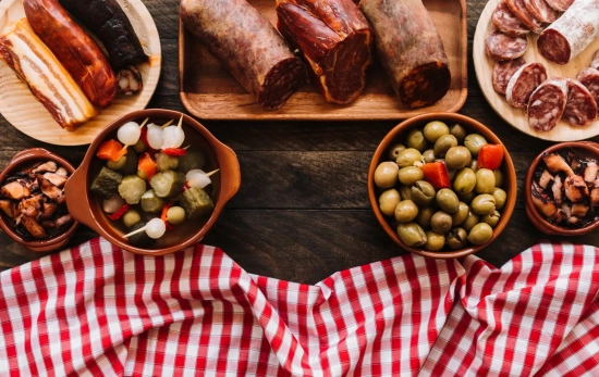 Una mesa con varios aperitivos disponibles en Mercadona / FREEPIK Una mesa con varios aperitivos disponibles en Mercadona / FREEPIK