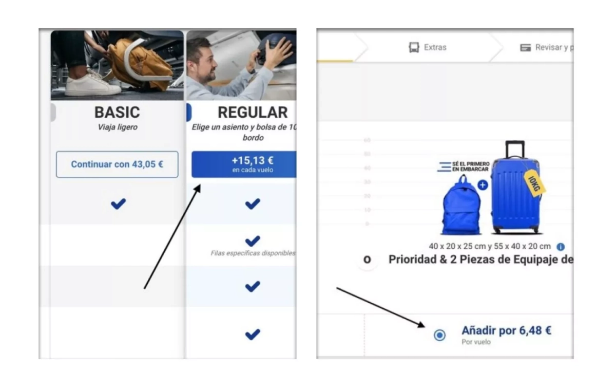 El truco para pagar menos por el equipaje de mano de Ryanair CG El truco para pagar menos por el equipaje de mano de Ryanair CG