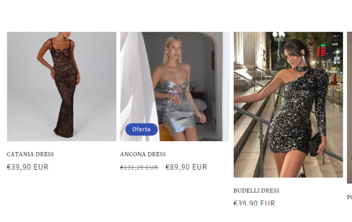 Algunos vestidos que 'vende' la firma / NAPE THE BRAND