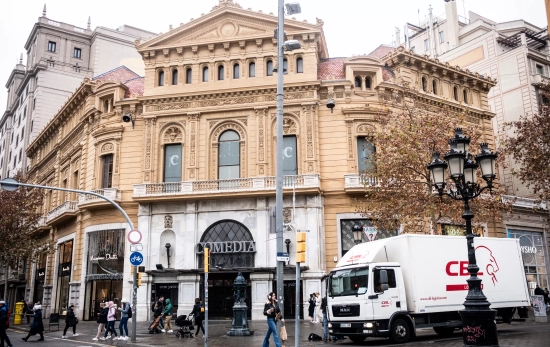 El antiguo cine Yelmo Comedia / SIMÓN SÁNCHEZ El antiguo cine Yelmo Comedia / SIMÓN SÁNCHEZ