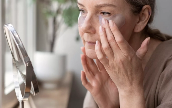 Una persona se mira en el espejo las líneas de expresión / FREEPIK Una persona se mira en el espejo las líneas de expresión / FREEPIK