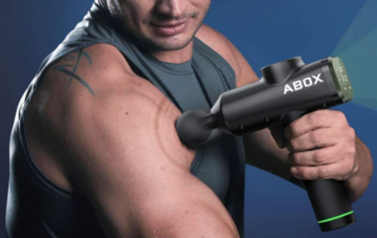 La pistola masajeadora Abox / AMAZON