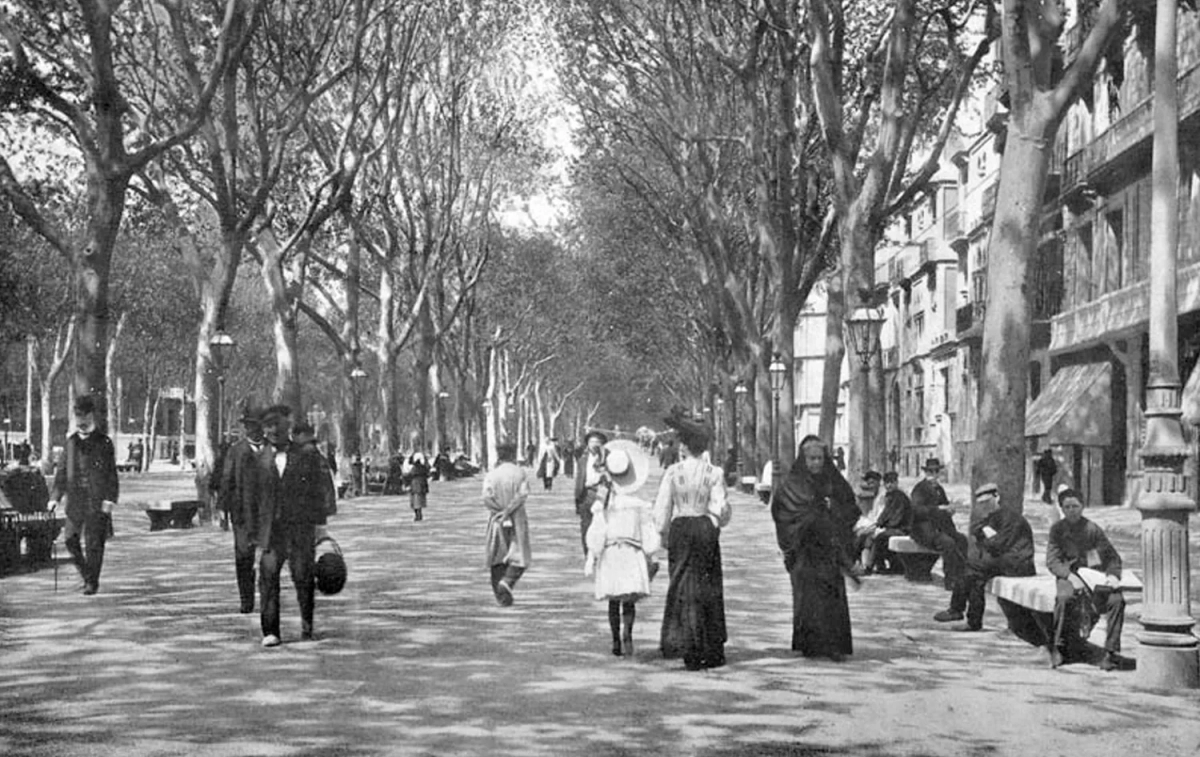 El paseo de Gràcia a principios del siglo XX / BARCELONA PASEO DE GRÀCIA