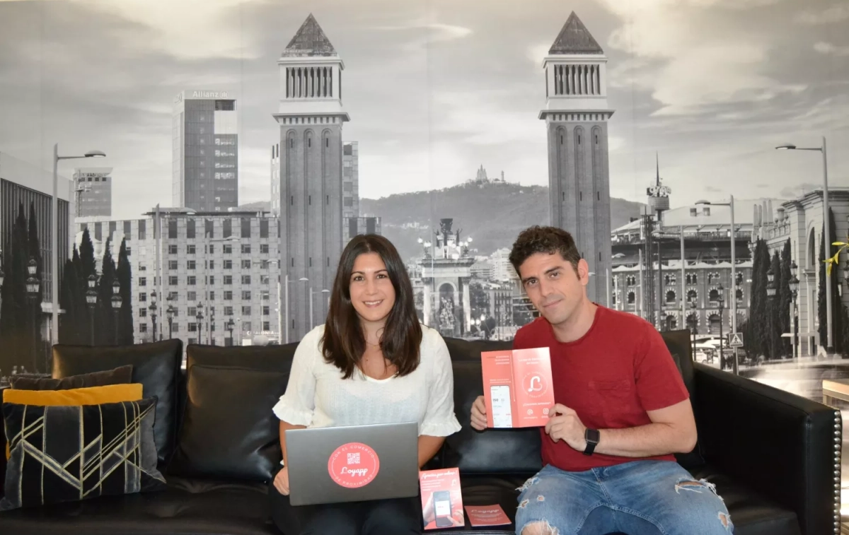 Carlos Expósito y Silvia Romero, fundadores de Loyapp   FOTO CEDIDA