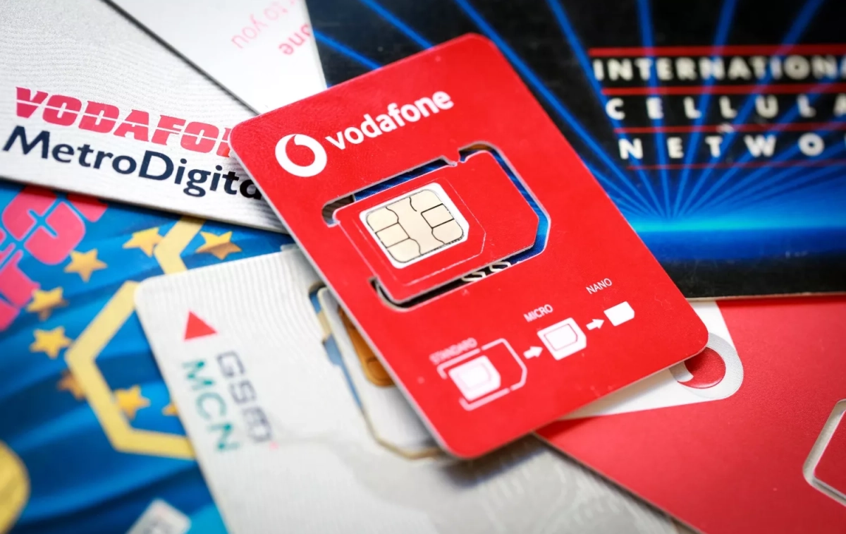 Una tarjeta de Vodafone / Matt Alexander - EFE Una tarjeta de Vodafone / Matt Alexander - EFE