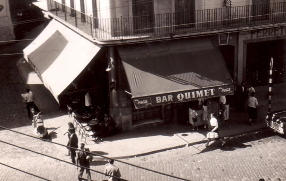 Una fotografía antigua del local / QUIMET D'HORTA