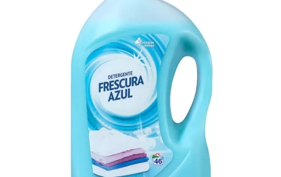 detergente azul Mercadona