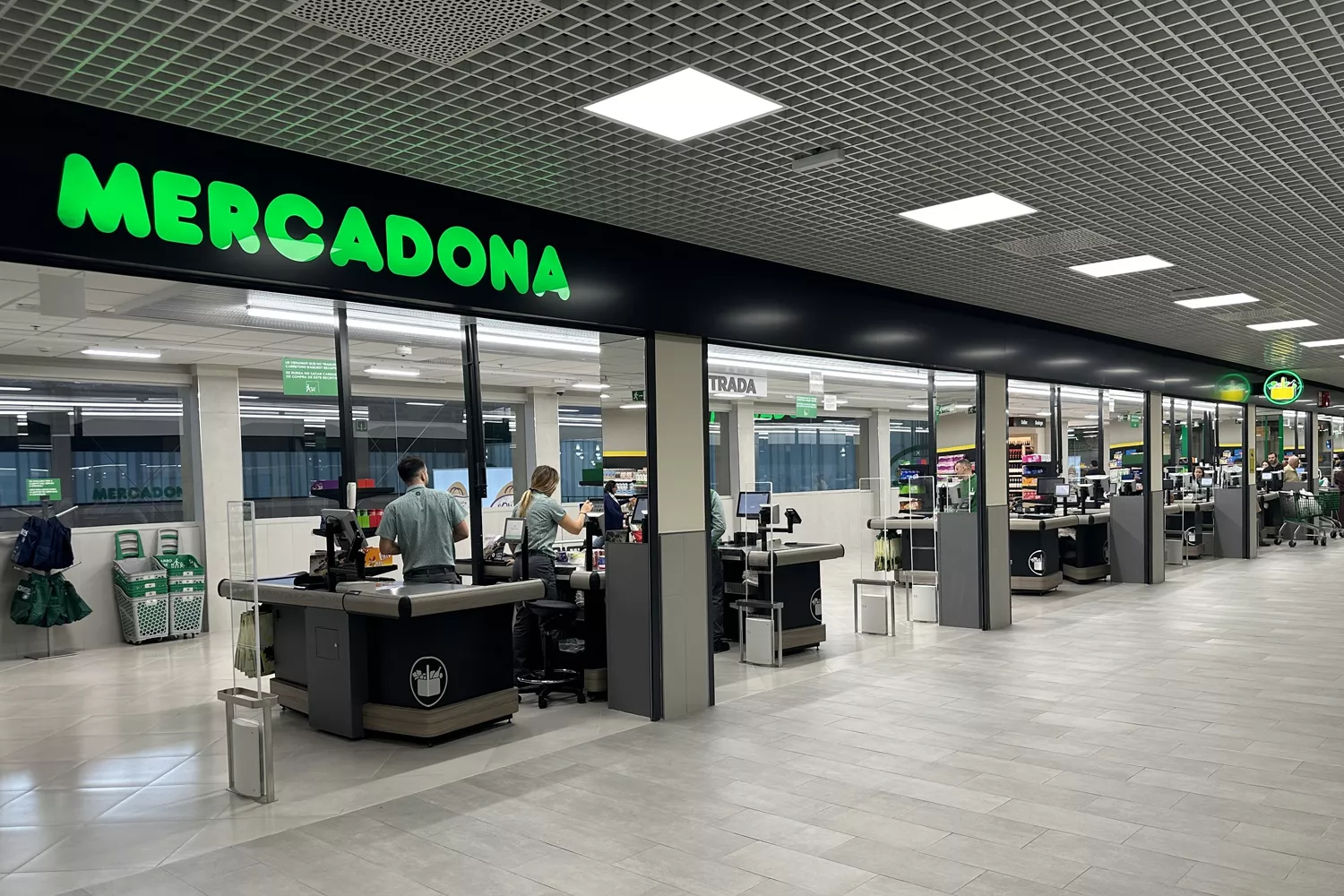 La zona de cajeros de Mercadona / MERCADONA