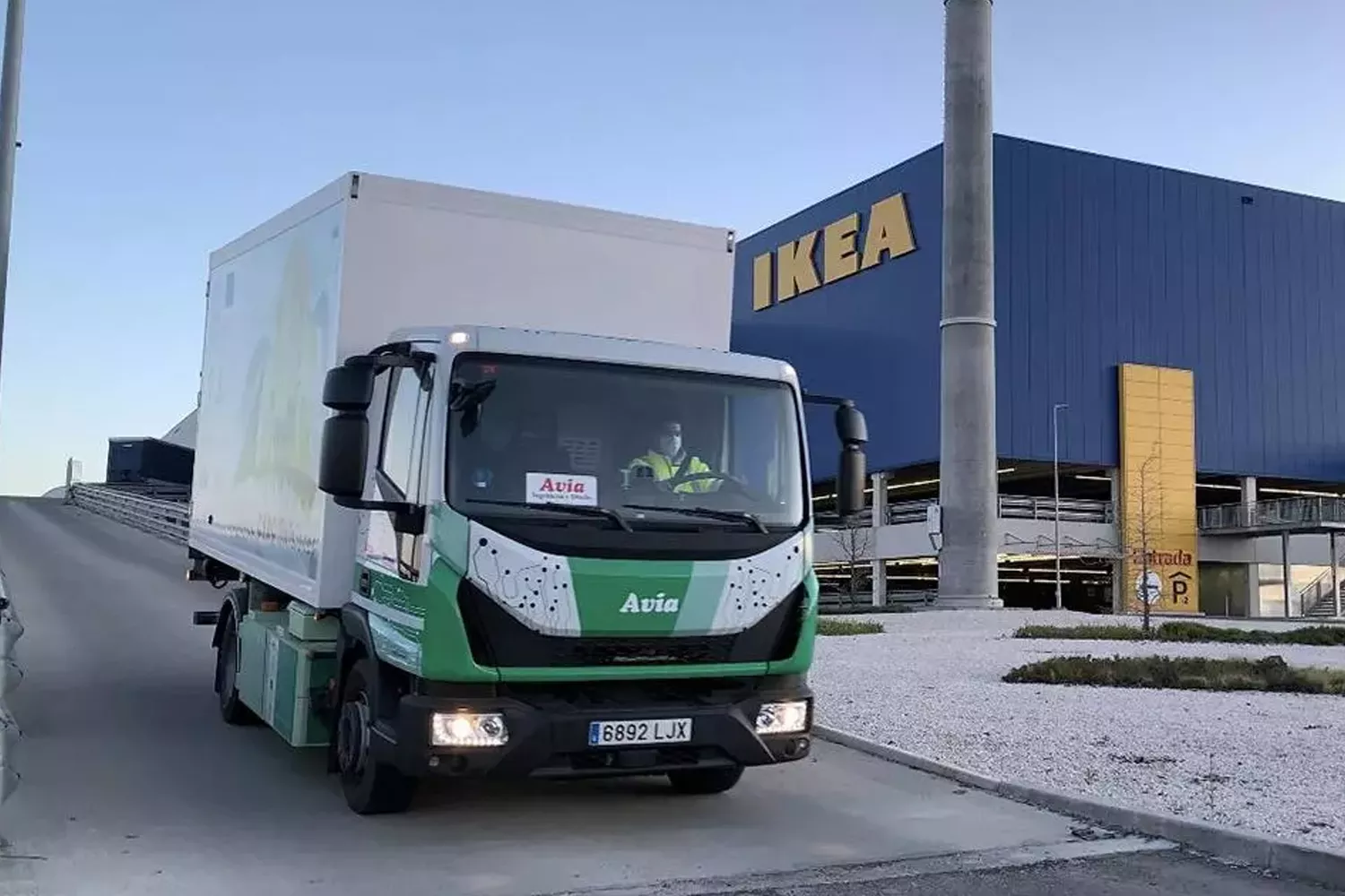 Un camión 100% eléctrico de Ikea