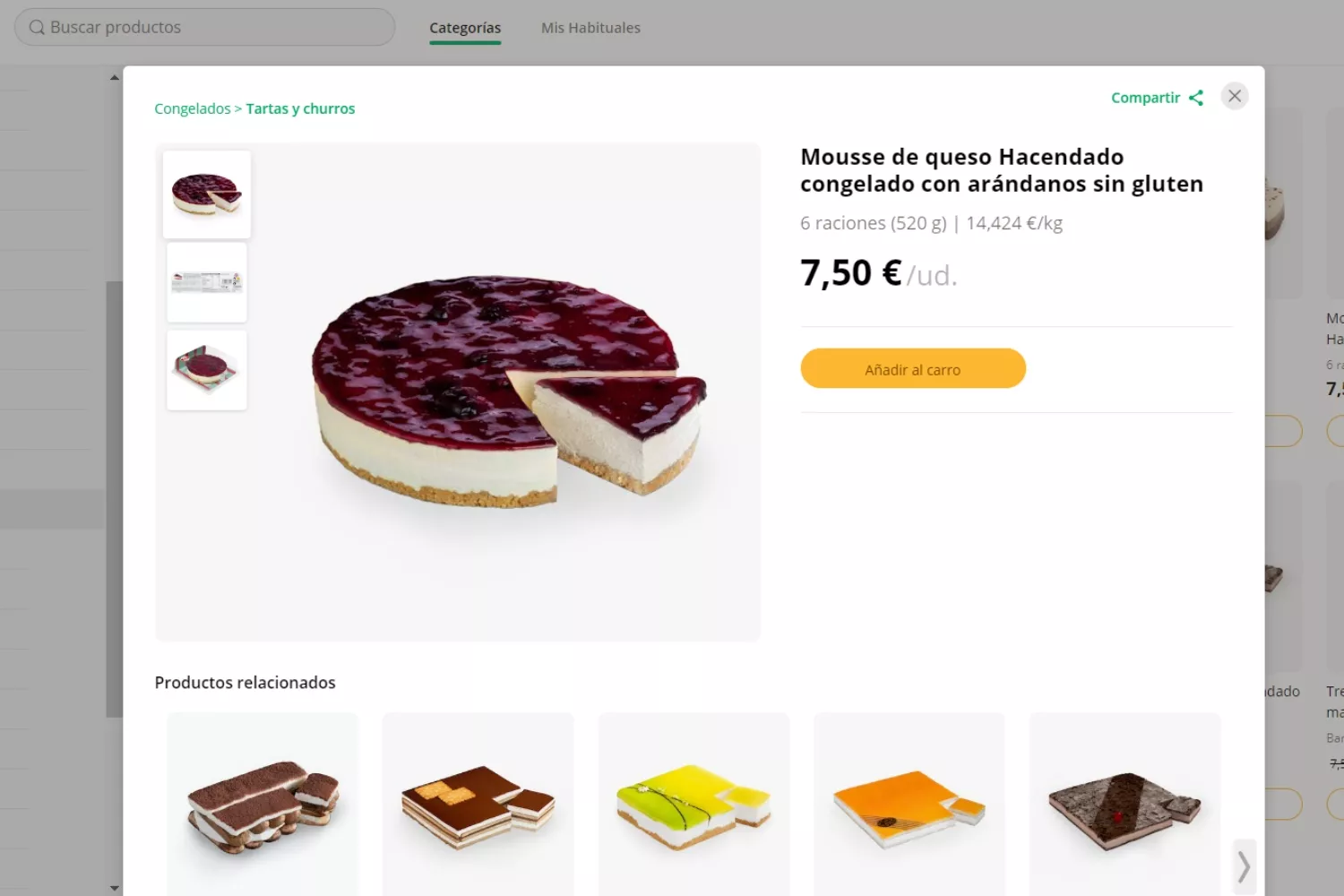 'Mousse' de queso de Hacendado / MERCADONA 'Mousse' de queso de Hacendado / MERCADONA
