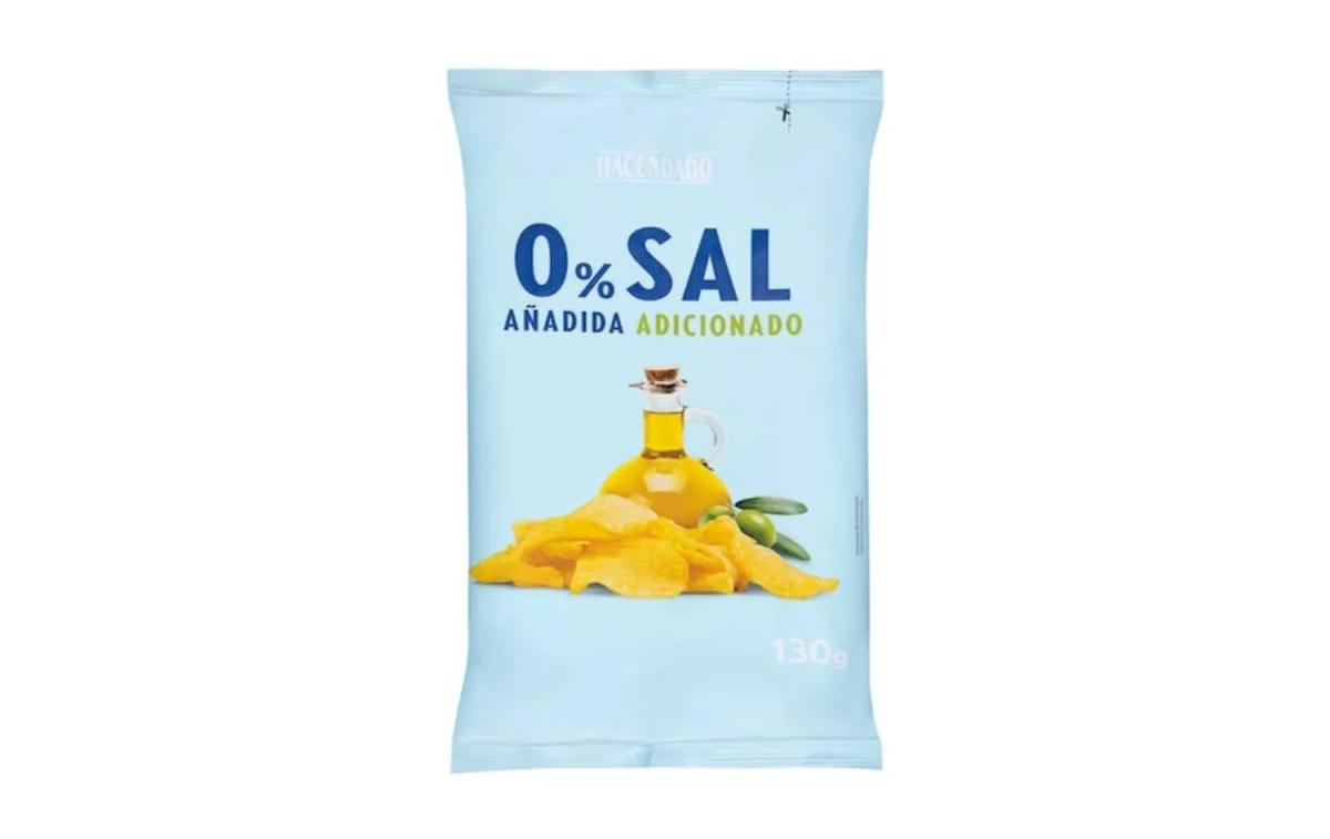 Patatas fritas 0% sal añadida Hacendado / MERCADONA