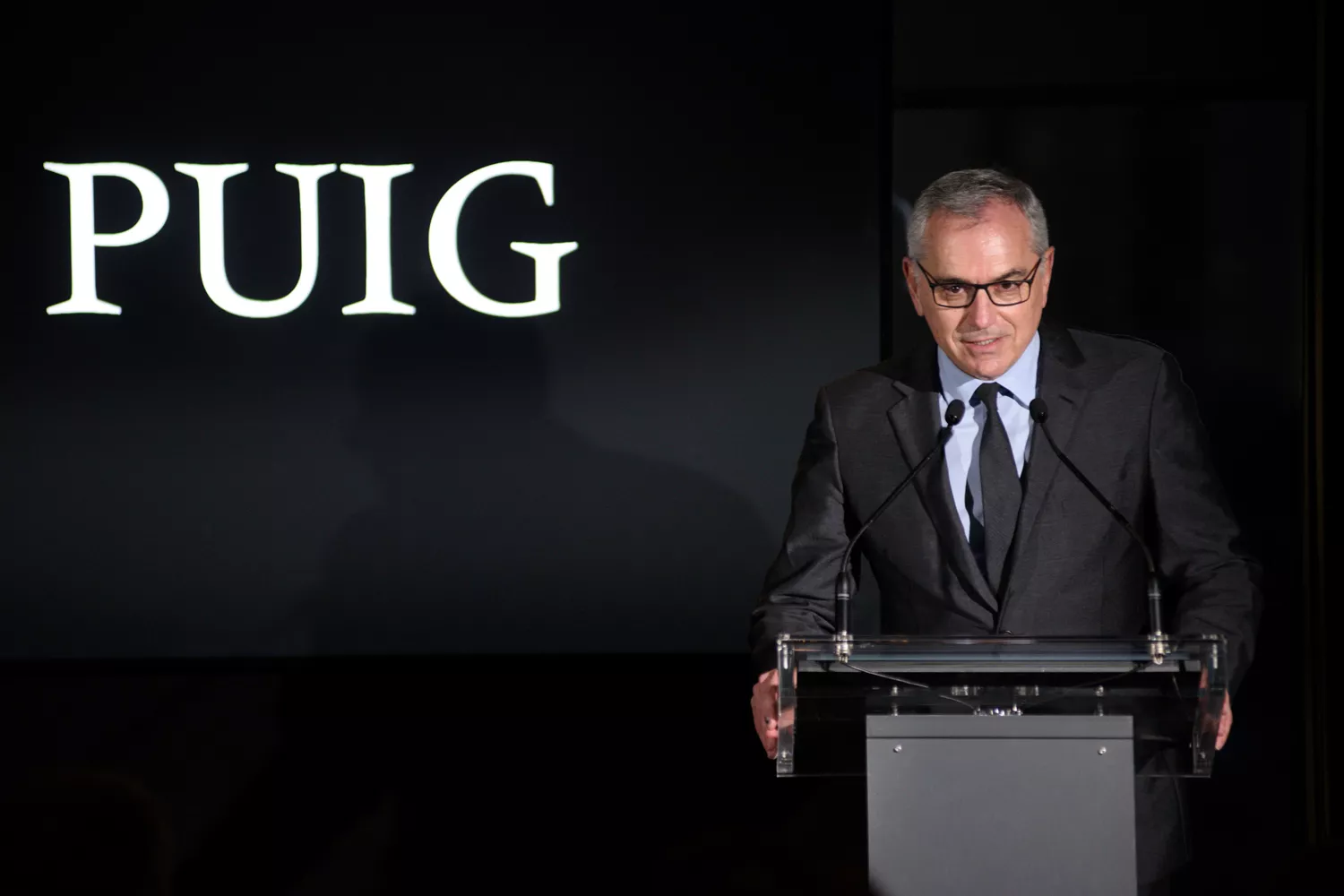 El presidente ejecutivo de Puig, Marc Puig, durante la inauguración de la segunda torre de la compañía ALBERTO PAREDES EP El presidente ejecutivo de Puig, Marc Puig, durante la inauguración de la segunda torre de la compañía ALBERTO PAREDES EP