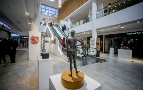Una escultura en la edición de Flecha de 2022 / Ricardo Rubio - Europa Press Una escultura en la edición de Flecha de 2022 / Ricardo Rubio - Europa Press