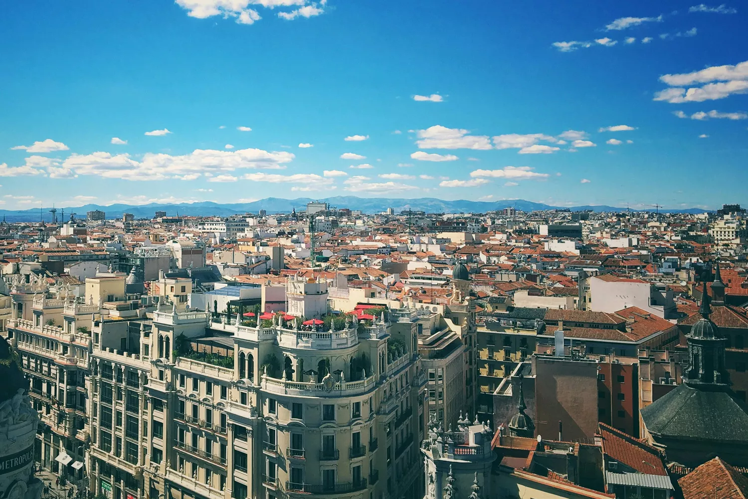 Vista de Madrid, ciudad donde están los barrios más caros de España / PEXELS Vista de Madrid, ciudad donde están los barrios más caros de España / PEXELS