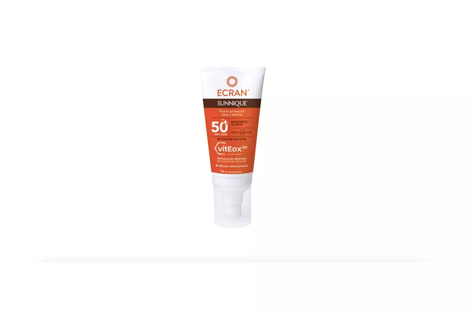 Protección solar facial de Ecran 50+ / DRUNI