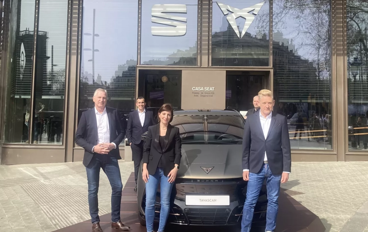Los directivos de Seat Wayne Griffiths, Marc Riera, David Powels, Laura Carnicero y Markus Haupt / EP Los directivos de Seat Wayne Griffiths, Marc Riera, David Powels, Laura Carnicero y Markus Haupt / EP