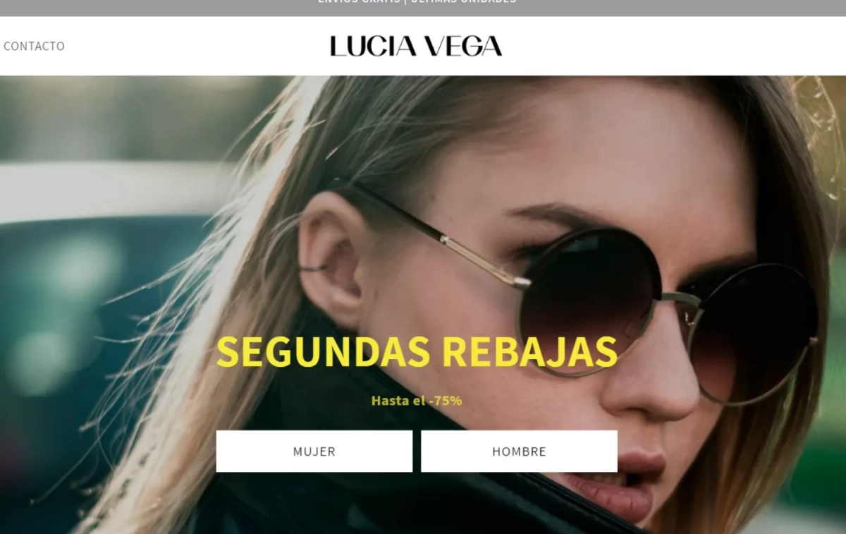 Web de Lucía Vega / CG