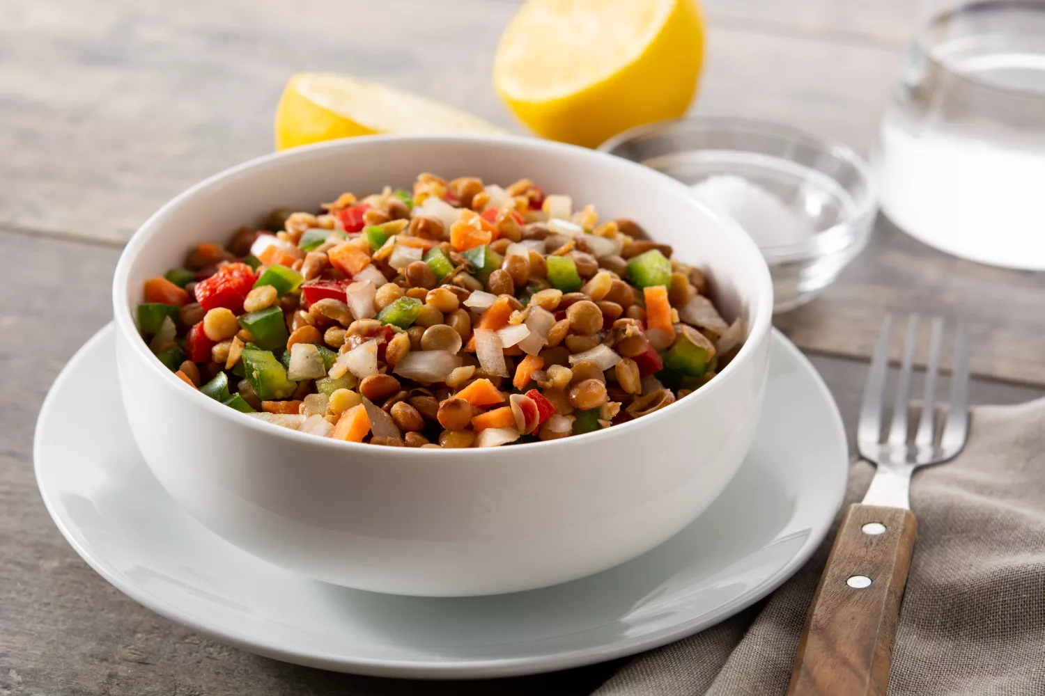 Una ensalada con legumbres / FREEPIK Una ensalada con legumbres / FREEPIK