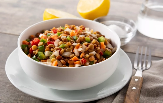 Una ensalada con legumbres / FREEPIK Una ensalada con legumbres / FREEPIK