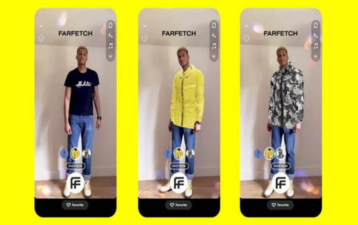 Un joven juega con la función de Snapchat para compras online / SNAPCHAT