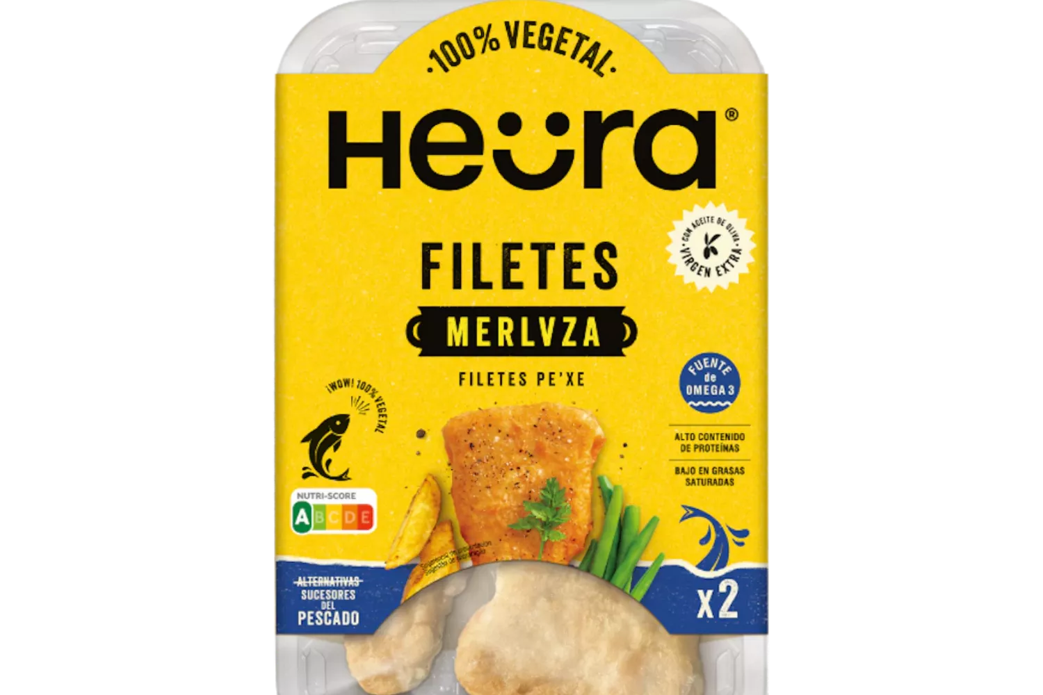 Filetes de 'merlvza' de Heura / HEURA