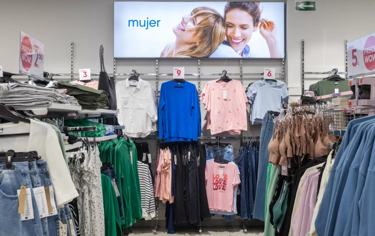 La sección de ropa de Pepco / CEDIDA La sección de ropa de Pepco / CEDIDA