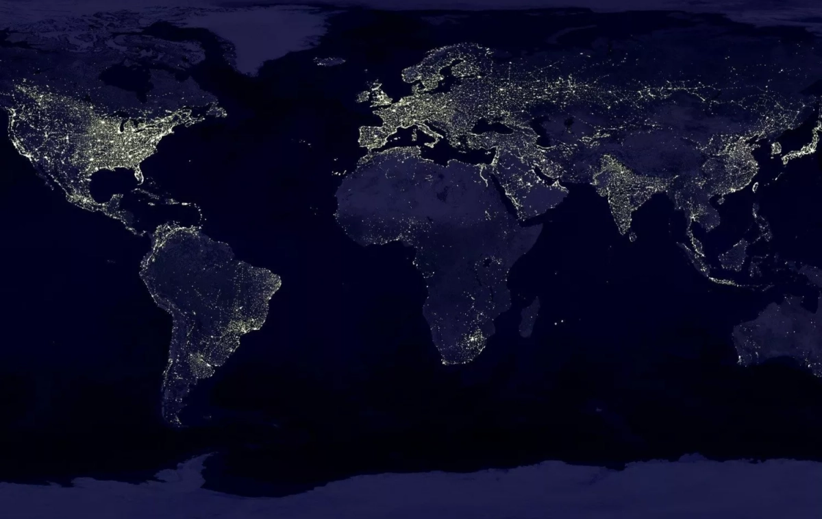 Todos los puntos del mapa global con la luz encendida / PEXELS Todos los puntos del mapa global con la luz encendida / PEXELS