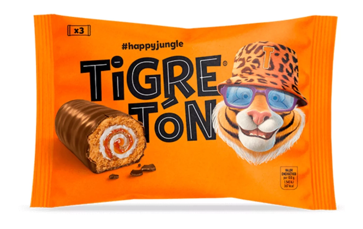 El envase de Tigretón / BIMBO El envase de Tigretón / BIMBO