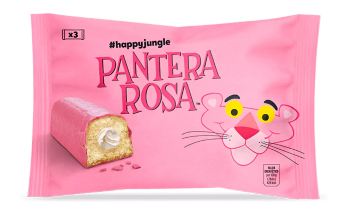 Nuevo envase de la pantera rosa / BIMBO