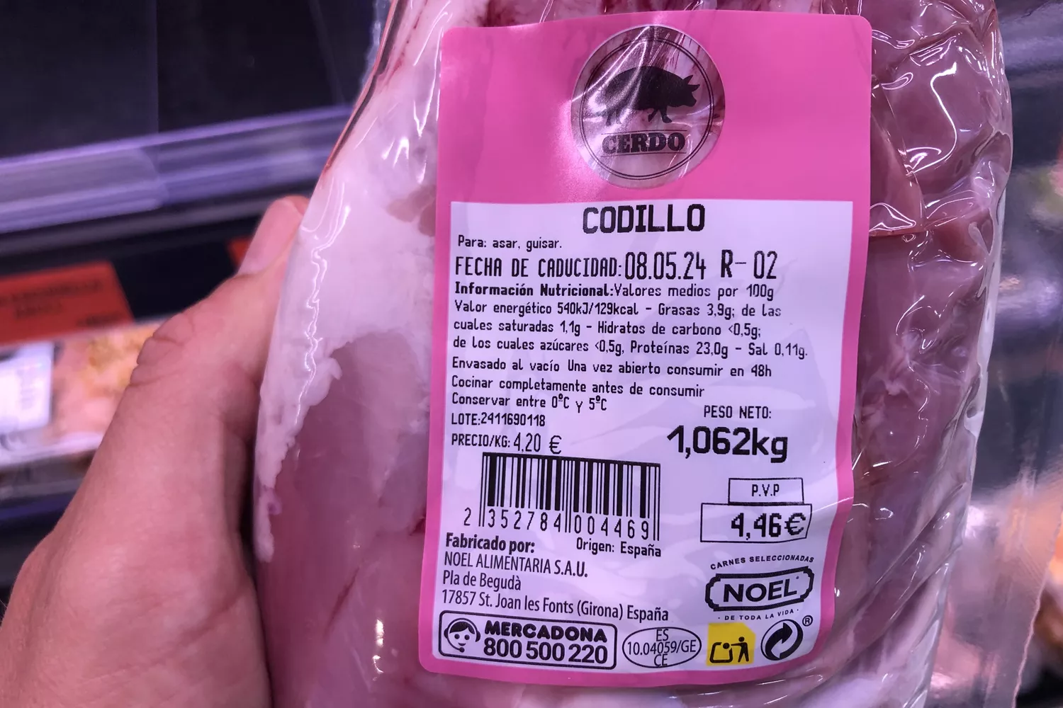 El nuevo codillo de Mercadona elaborado por Noel Alimentaria TC