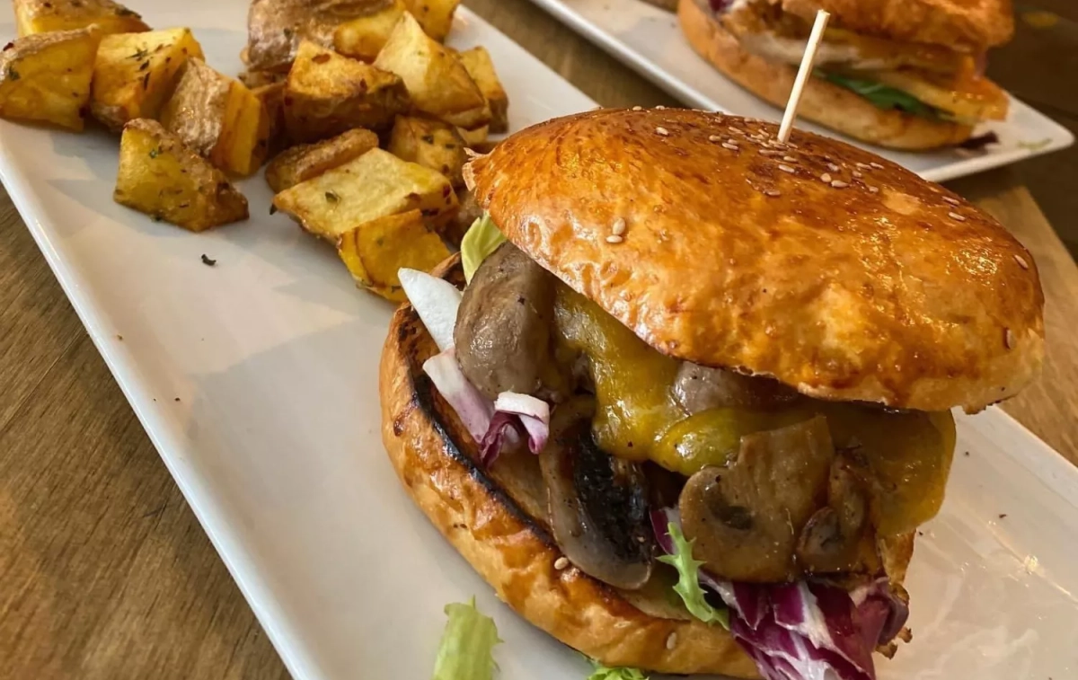 Una hamburguesa de Kaktus KAKTUS Una hamburguesa de Kaktus KAKTUS