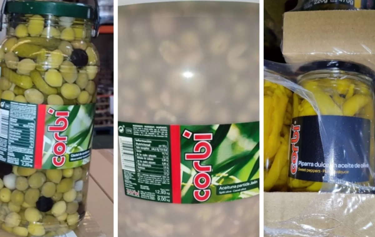 Los productos afectados AESAN