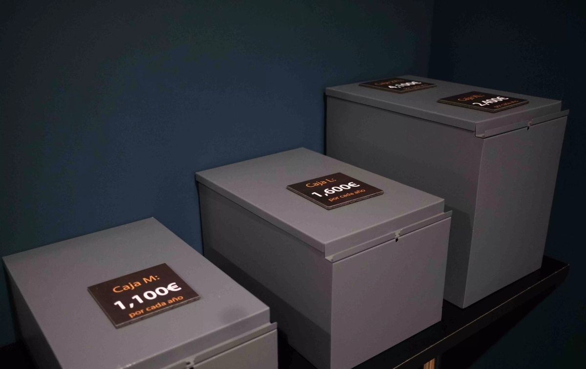Los diferentes tamaños de las cajas de seguridad de Barcelona Vaults / SIMÓN SÁNCHEZ Los diferentes tamaños de las cajas de seguridad de Barcelona Vaults / SIMÓN SÁNCHEZ