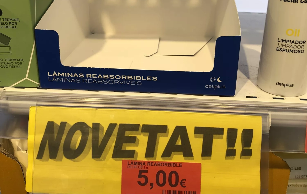 El lineal vacío de las láminas reabsorbibles de Deliplus / TC El lineal vacío de las láminas reabsorbibles de Deliplus / TC