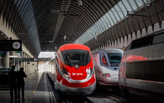 Un tren de Iryo / JOSÉ MANUEL VIDAL - EFE Un tren de Iryo / JOSÉ MANUEL VIDAL - EFE