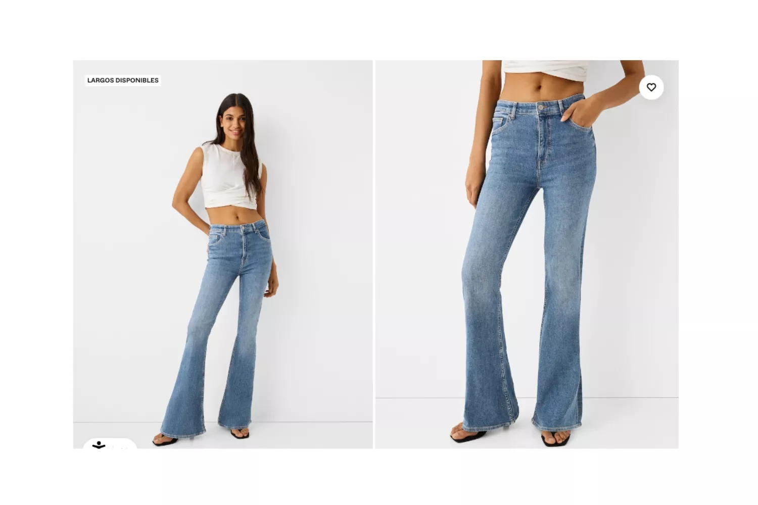 Pantalones 'flare' de Bershka / BERSHKA Pantalones 'flare' de Bershka / BERSHKA
