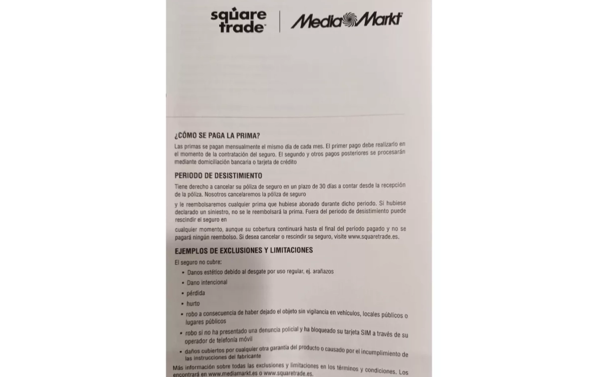 El seguro antirrobo de MediaMarkt CEDIDA El seguro antirrobo de MediaMarkt CEDIDA
