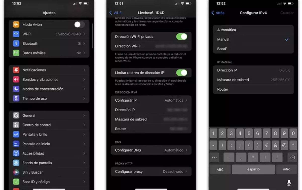Cómo cambiar la IP en iPhone / CG Cómo cambiar la IP en iPhone / CG
