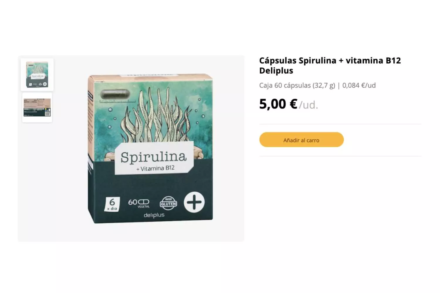 Espirulina de Mercadona / MERCADONA Espirulina de Mercadona / MERCADONA