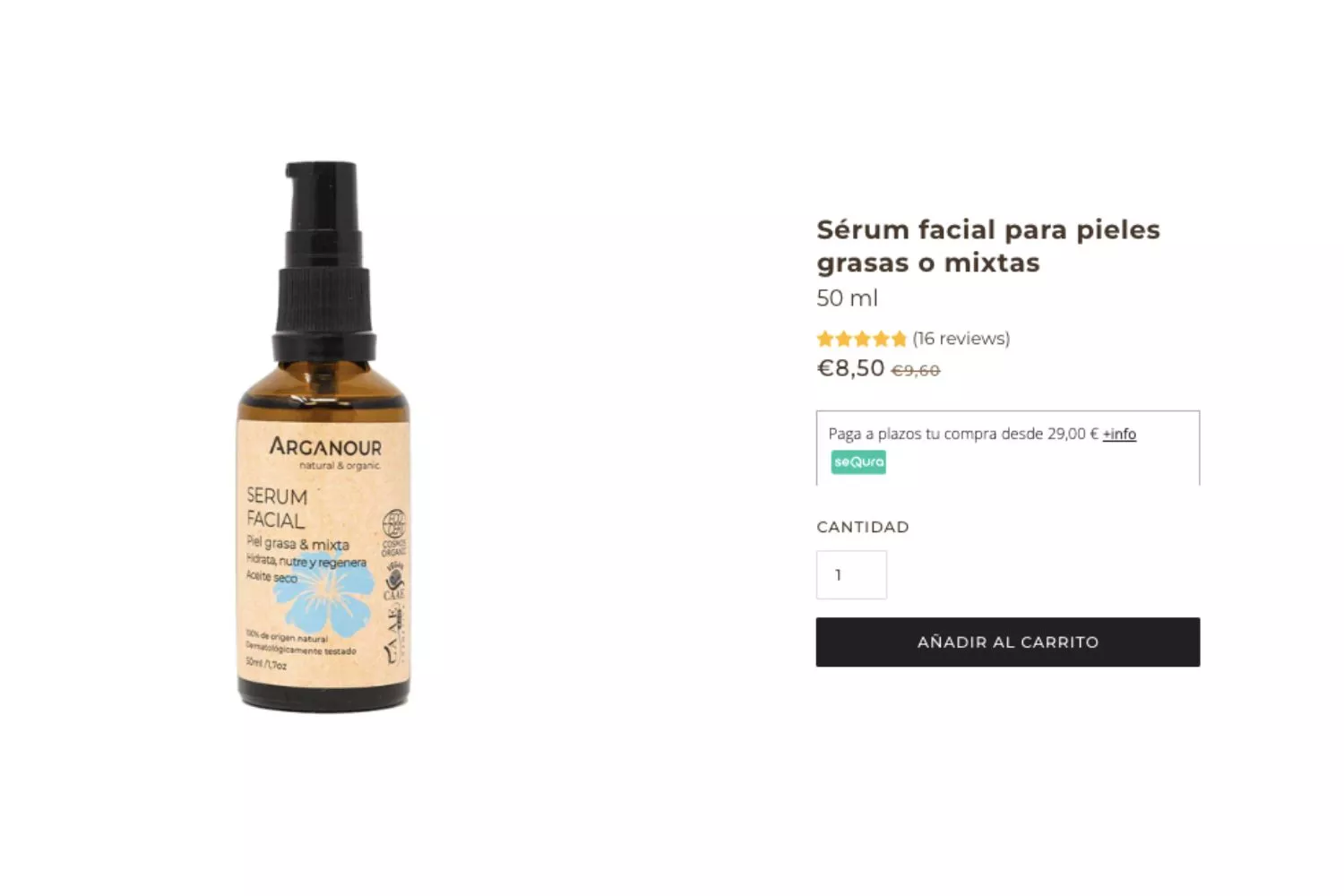 Sérum facial de Arganour / ARGANOUR Sérum facial de Arganour / ARGANOUR
