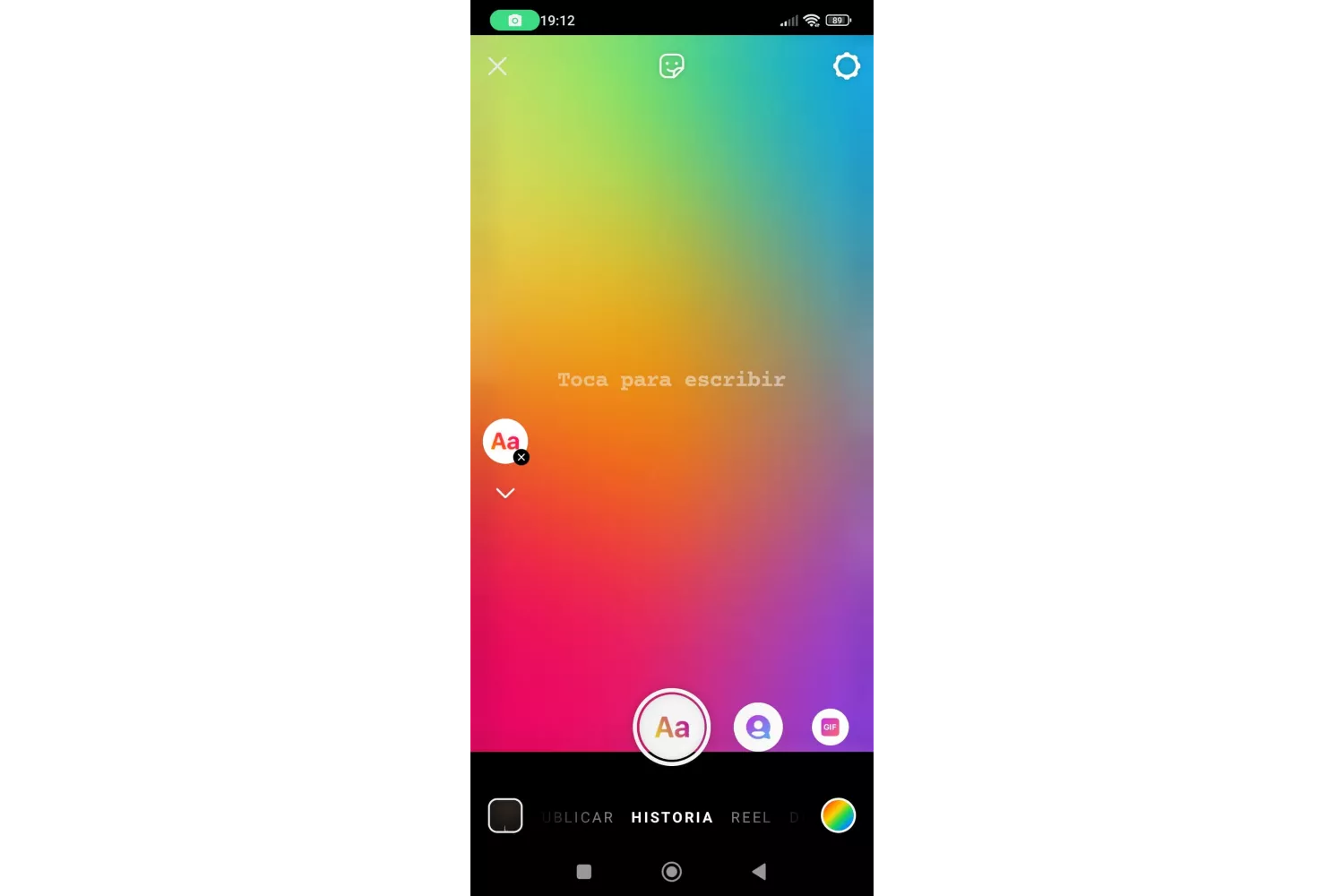 Una historia de Instagram antes de publicarse / CG Una historia de Instagram antes de publicarse / CG