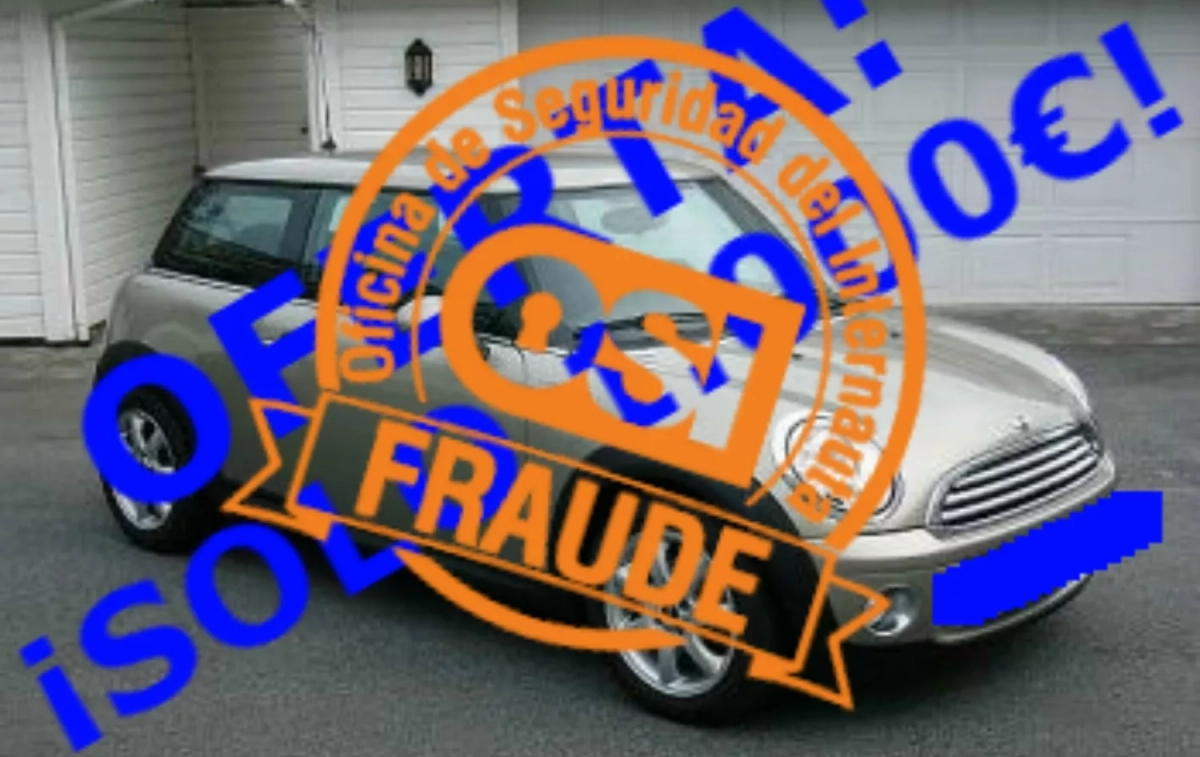 Anuncio de venta de un coche falso por internet / INCIBE Anuncio de venta de un coche falso por internet / INCIBE