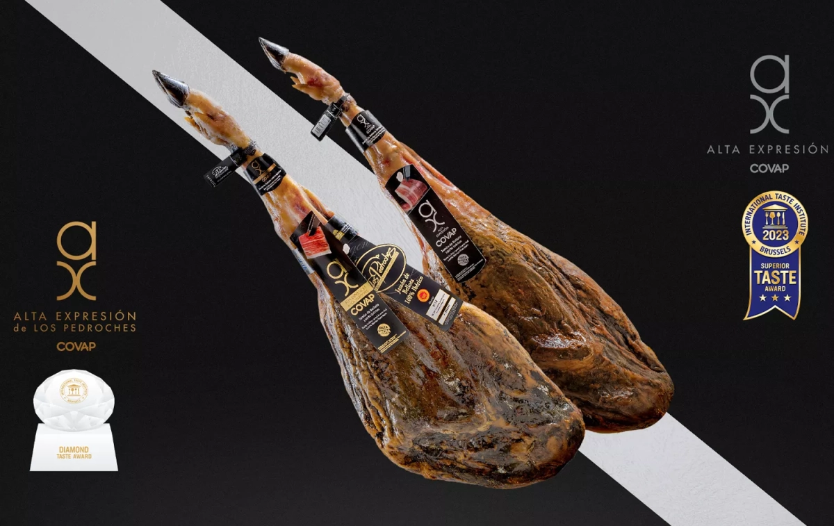 Dos patas de jamón de bellota 100% ibérico Alta Expresión / COVAP