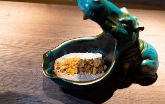 Un postre del restaurante Rita Cokó / GALA ESPÍN
