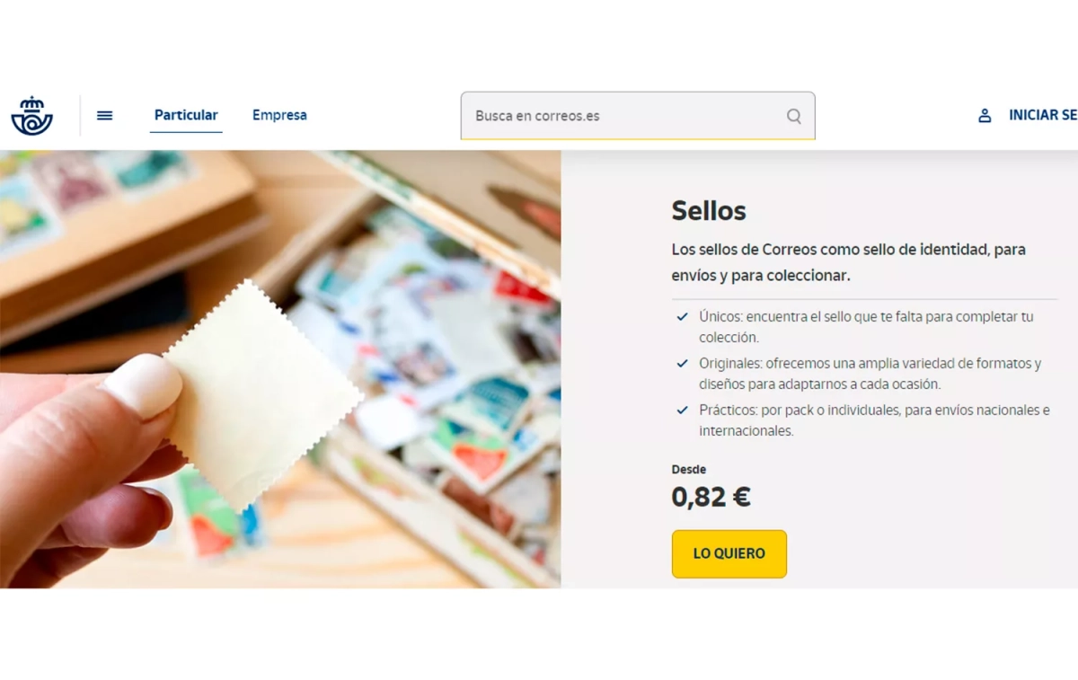 Apartado de sellos de Correos / CORREOS Apartado de sellos de Correos / CORREOS