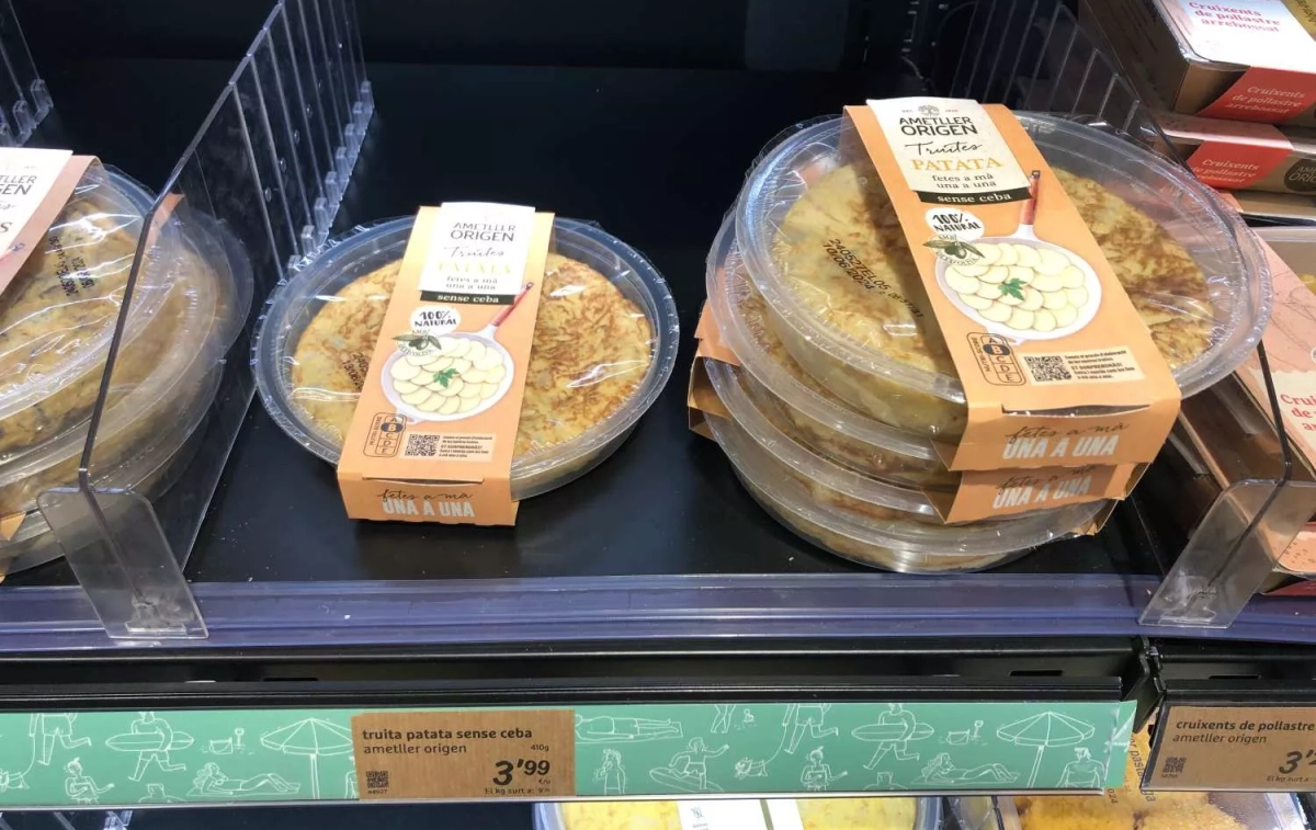 La tortilla de patatas sin cebolla de Ametller Origen / CG