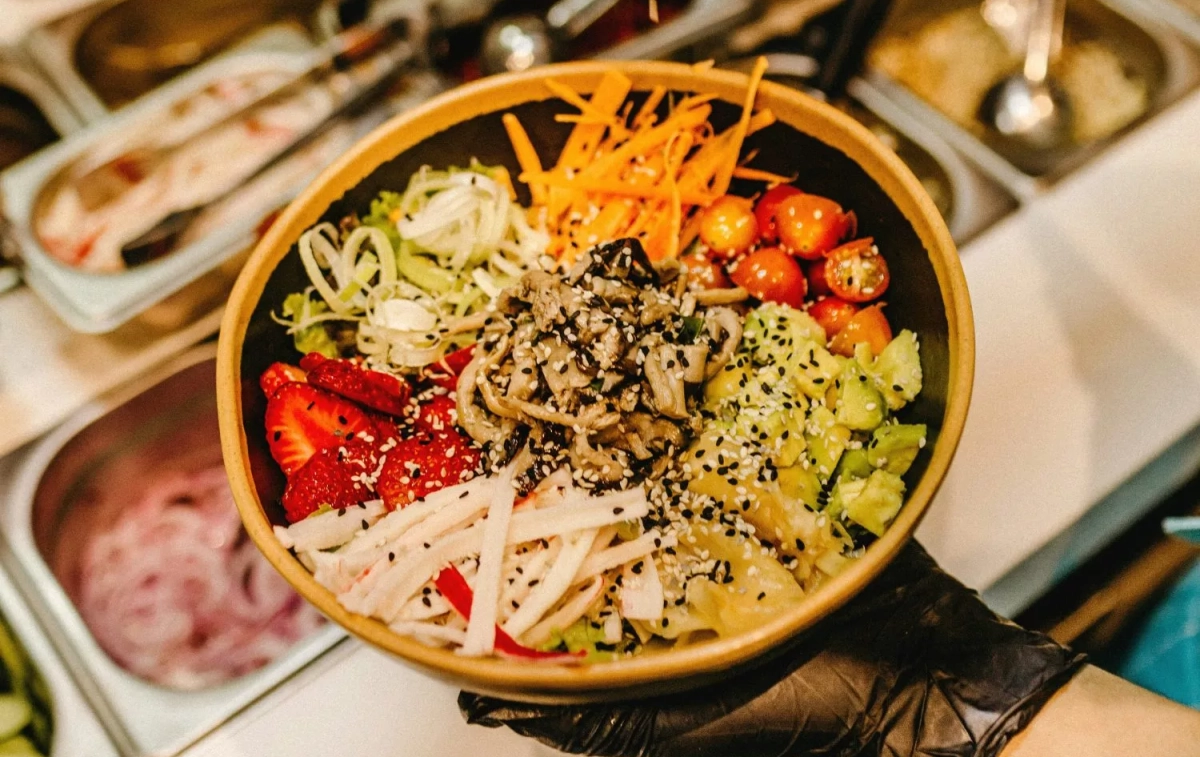 poke bowl a poke bowl a
