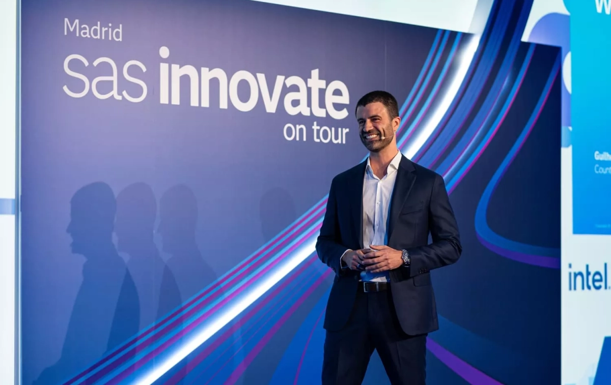 Guilherme Reis, director general de SAS para España y Portugal, durante el SAS Innovate on Tour 2024 / SAS Guilherme Reis, director general de SAS para España y Portugal, durante el SAS Innovate on Tour 2024 / SAS