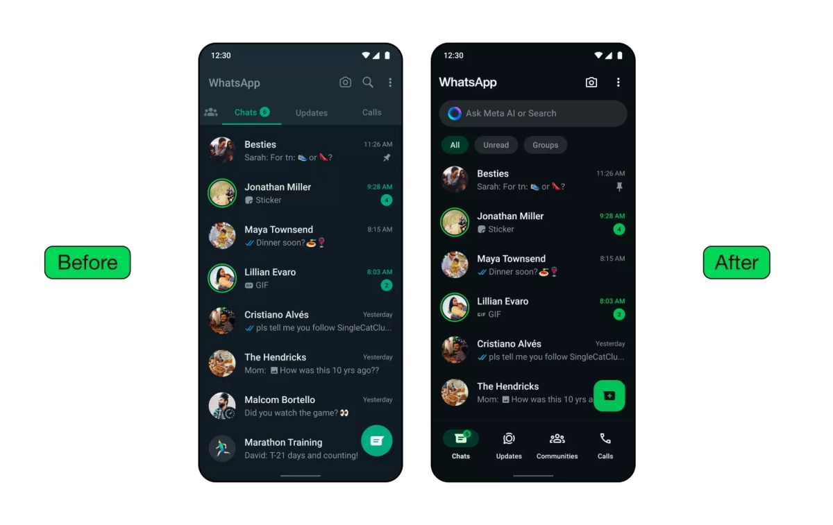 El modo oscuro ahora es un tono más oscuro en Android WHATSAPP El modo oscuro ahora es un tono más oscuro en Android WHATSAPP