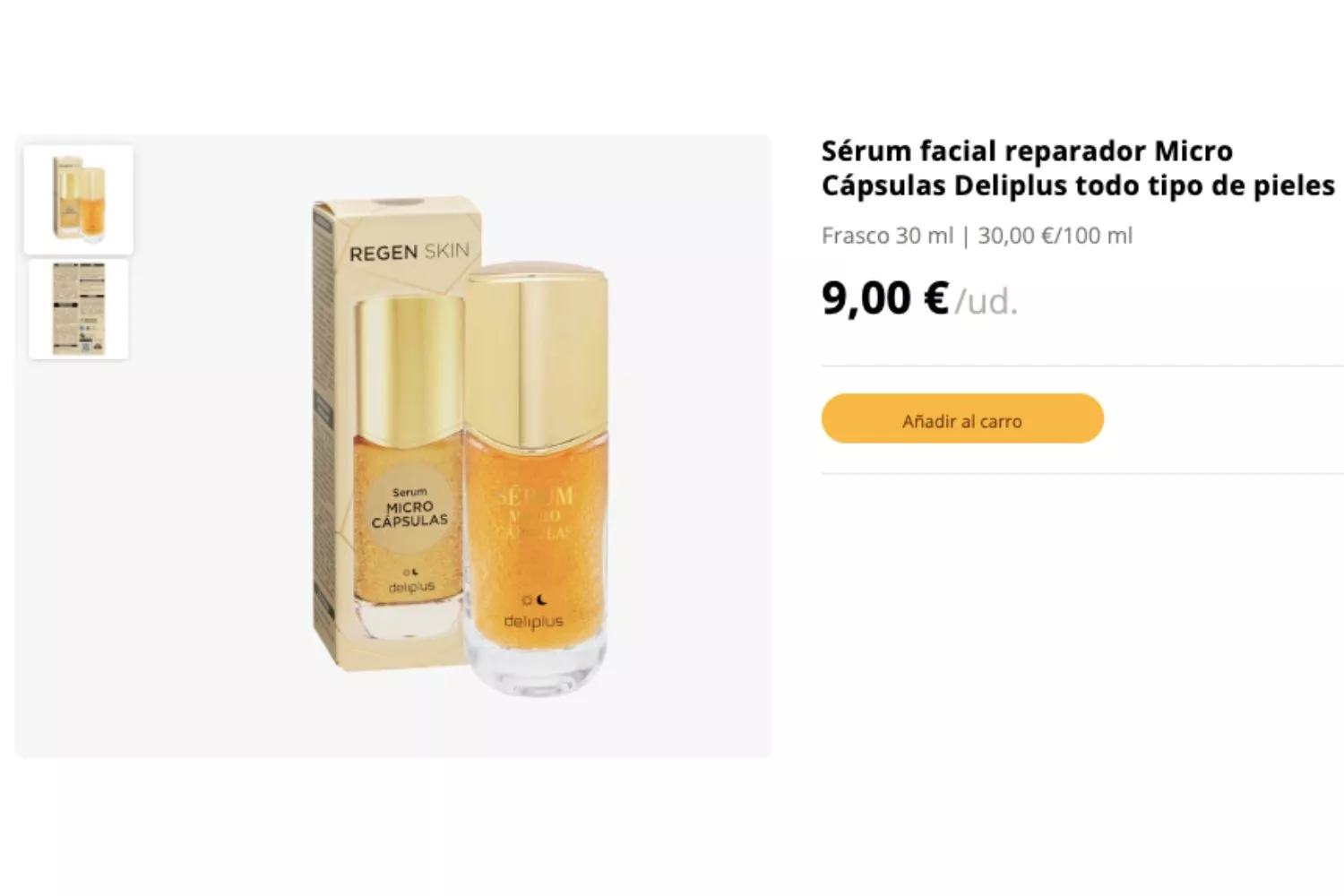 Sérum facial raparador Micro Cápsulas Deliplus / MERCADONA Sérum facial raparador Micro Cápsulas Deliplus / MERCADONA